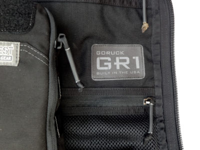 Vanquest pouch alongside Goruck GR1