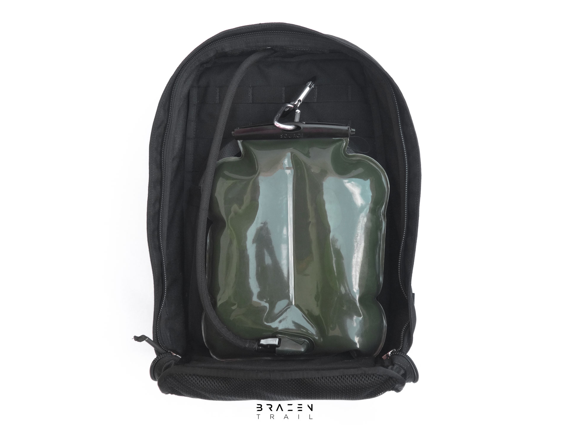 Black Goruck GR1 with Source hydration bladder