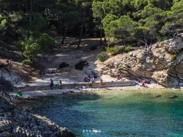 Crystal clear waters of Cala d'en Monjo